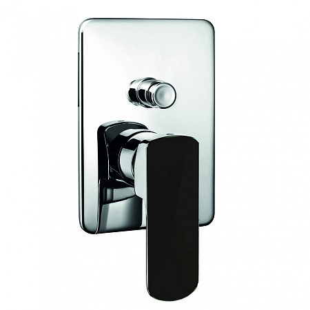 Смеситель Palazzani Mis Color 56102027 для ванны с душем хром/черный