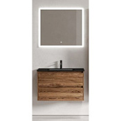 Мебель для ванной Sancos Libra 80 LB80ECH дуб чарльстон/черный