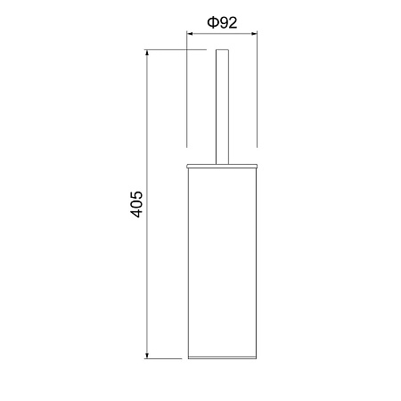 Ершик для туалета напольный Timo Saona 13161/00 хром