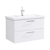 Тумба с раковиной Aqwella Манчестер MAN01082 80 подвесная, белый