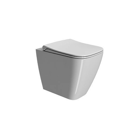 Чаша для унитаза приставной GSI Nubes 961011 белый