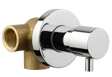 Встраиваемый дивертер Emmevi Spirit New 31019/CR для душа, хром