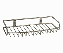 Полка WasserKRAFT Ammer K-1311 металлическая, матовый хром