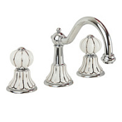 Смеситель для раковины Migliore Olivia 19015 белый/хром/декор патина