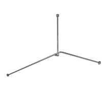 Карниз WasserKRAFT Dinkel SC-469018 для ванны хром