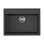 Кухонная мойка Omoikiri Tedori 68-BL 68х50 черный - фото 1