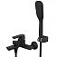 Смеситель Lemark Ursus LM7214BL для ванны с душем, черный