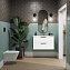Раковина Kerama Marazzi Piano PI.wb.85 85 белая - фото 4