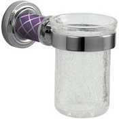 Стакан Boheme Murano 10904-V-CR для зубных щеток, хром/фиолетовый
