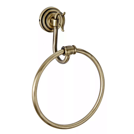 Полотенцедержатель Boheme Barocco 10652 кольцо, бронза