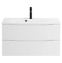 Тумба с раковиной BelBagno Marino MARINO-900-2C-SO-BO-P + BB900/450-LV-MR-PR 90 bianco opaco Тумба с раковиной BelBagno Marino MARINO-900-2C-SO-BO-P + BB900/450-LV-MR-PR 90 bianco opaco