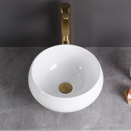 Раковина накладная BelBagno BB1114 31.5x31.5x16 белый