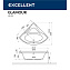Акриловая ванна Excellent Glamour WAEX.GLA15WH 150x150 белый - фото 8