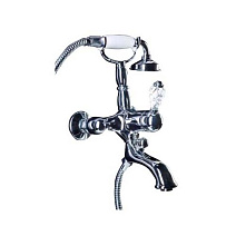 Смеситель Boheme Crystal 263-CRST для ванны с душем, хром