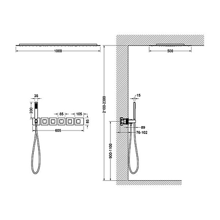 Душевой комплект Timo Petruma SX-5329/17SM золото матовое