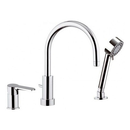 Смеситель Remer Winner W07 на борт ванны, хром