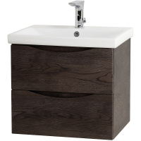 Тумба с раковиной BelBagno Marino-Cer MARINO-CER-700-2C-SO-RNG-P 70 rovere nature grigio  