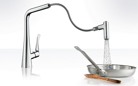 Смеситель Hansgrohe Talis S 72821800 для кухонной мойки, нержавеющая сталь