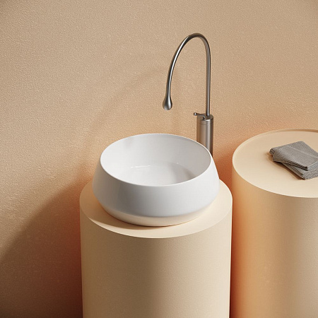 Раковина накладная Ceramicanova Maya CN12004 40x40x14 белый