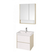 Мебель для ванной Aquaton Сканди 1A251801SDZ90 70 2 ящика, белый/дуб верона