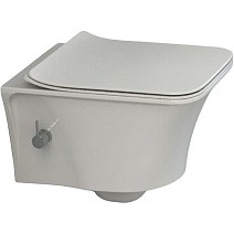 Унитаз подвесной Boheme Mirage 965-2 с функцией биде, белый