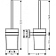 Ершик Hansgrohe Logis Universal 41722000 хром - фото 2