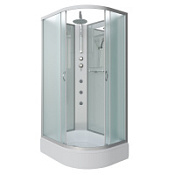 Душевая кабина Niagara Classic NG-33974-14LBKTG 90x70x210 стекло матовое/профиль серебро Душевая кабина Niagara Classic NG-33974-14LBKTG 90x70x210 стекло матовое/профиль серебро