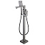 Смеситель Lemark Bronx LM3744GM для ванны, напольный, графит