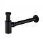 Сифон BelBagno BB-SMT2-NERO для раковины, черный матовый - фото 1
