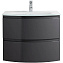 Мебель для раковины Cezares Vague 44221 69 antracite - фото 2
