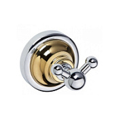 Крючок Bemeta Retro 144206038 двойной золото/хром