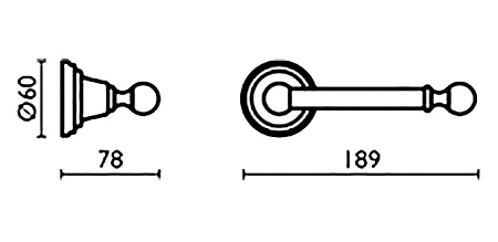 Держатель туалетной бумаги Bagno & Associati Canova CA23551 CR