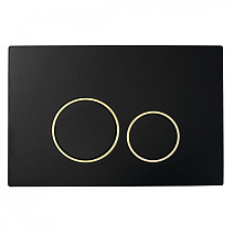 Кнопка смыва Boheme 663 черный/золото Кнопка смыва Boheme 663 черный/золото