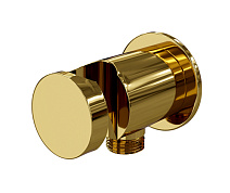 Шланговое подключение WasserKRAFT A189 с держателем глянцевое золото Шланговое подключение WasserKRAFT A189 с держателем глянцевое золото