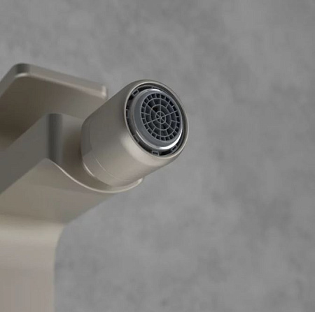 Смеситель Villeroy & Boch Architectura Square TVB12500100064 для биде, никель сатинированный