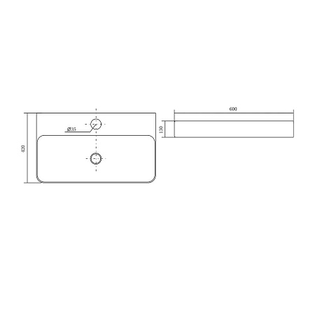 Раковина Aquatek AQ3241-00 60