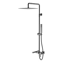 Душевая стойка Boheme Qubic 478-GM оружейная сталь Душевая стойка Boheme Qubic 478-GM оружейная сталь