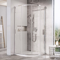 Душевой уголок Ravak Blix Slim BLSCP4-90 X3BM70C00Z1 Transparent, хром
