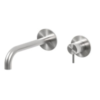 Смеситель Bossini Nobu INZ206.075 для раковины, матовая нержавеющая сталь