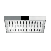 Верхний душ Nobili Cube AD139/17CR 20х20 хром/серый