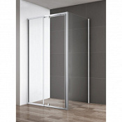 Душевой уголок Cezares Variante VARIANTE-AH-1-80/90-80-C-Cr прозрачное стекло