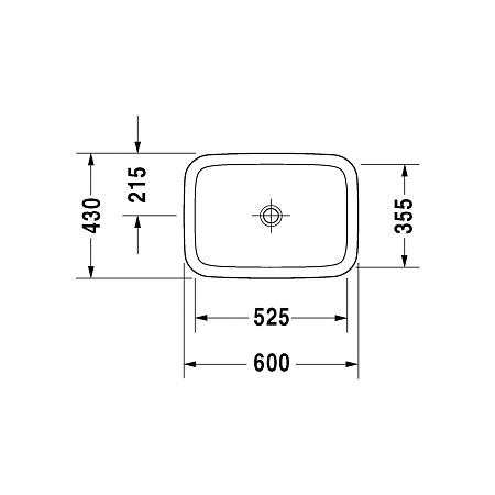 Раковина Duravit D-Neo 0372600000 60x43 белый 
