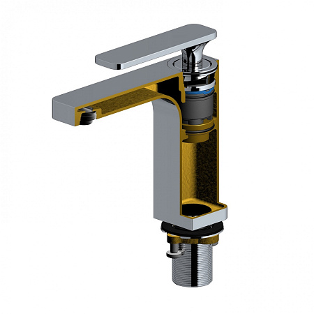 Смеситель Timo Torne 4361/03F для раковины, черный