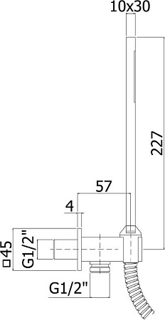Душевая лейка Paffoni Premium ZDUP095CR хром