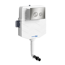 Смывной бачок скрытого монтажа WasserKRAFT Aller 10TLT.031.ME.BN01 для унитазов, никель