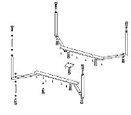 Ножки Riho Colorado 208220 для ванны