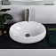 Раковина накладная BelBagno BB1085 48x34x15 белый - фото 5