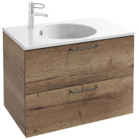 Тумба с раковиной Jacob Delafon Odeon Rive Gauche EB2521-R9-E52 70 дуб табак