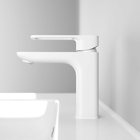 Смеситель IDDIS Slide SLIWT00i01 для раковины, белый