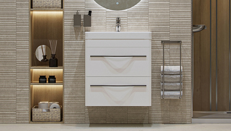 Мебель для ванной Velvex Jill tpJIL.60.2Y-233 60 белый матовый